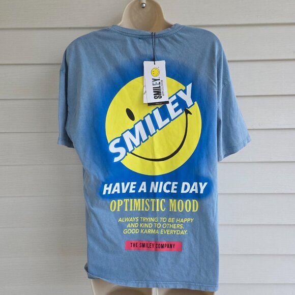 NWT Zara x Smiley Happy Collection 100% Cotton T shirt - Picture 2 of 6